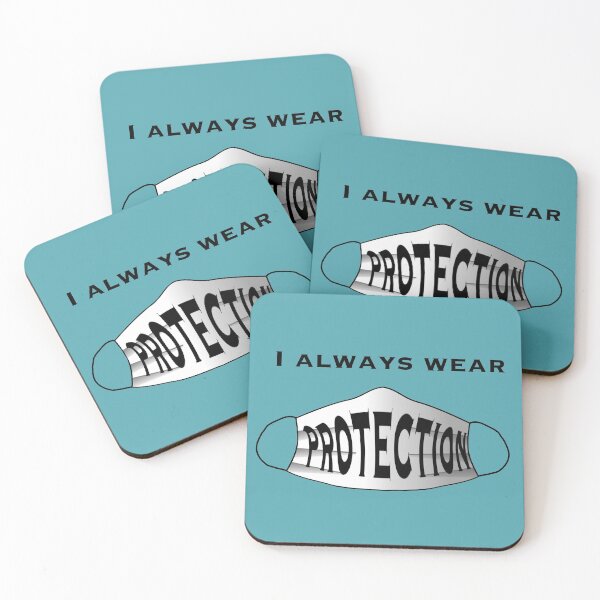 Item preview, I always wear protection face mask design designed and sold by HappyThoughts85.