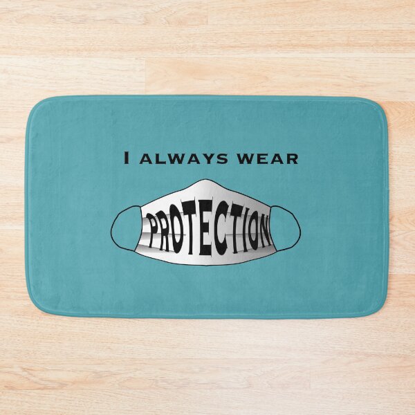 Item preview, I always wear protection face mask design designed and sold by HappyThoughts85.