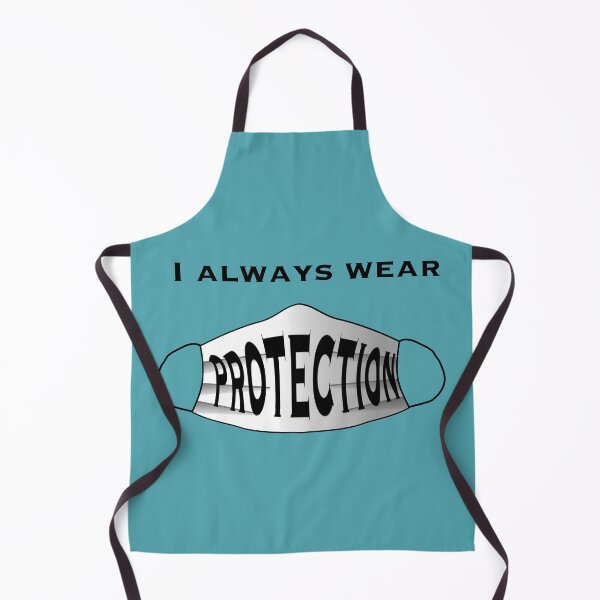 Item preview, I always wear protection face mask design designed and sold by HappyThoughts85.
