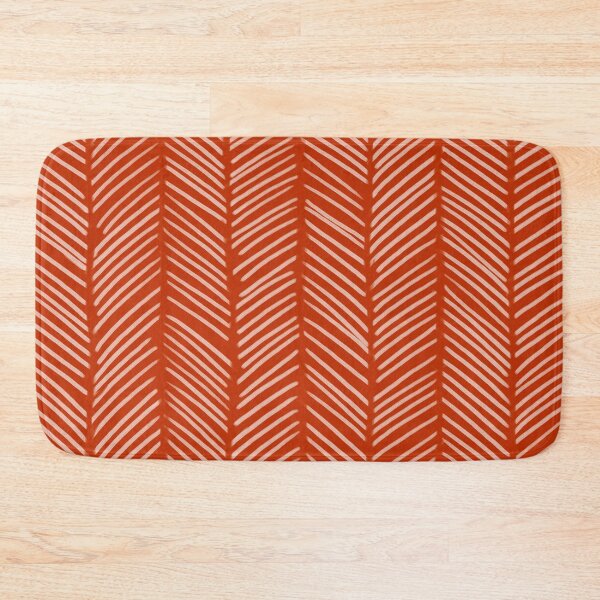 Item preview, Rust Herringbone designed and sold by ColorObsession.