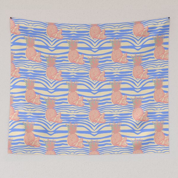 Item preview, Zebra and pineapple designed and sold by carrot4all.