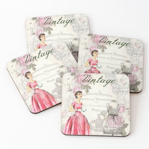 Item preview, Shabby chic vintage illustration designed and sold by ZvekiVintage.