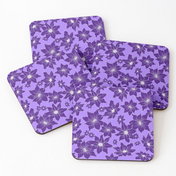 Item preview, Dark purple flower pattern designed and sold by Dia-Cheshire.