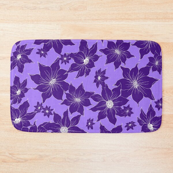 Item preview, Dark purple flower pattern designed and sold by Dia-Cheshire.