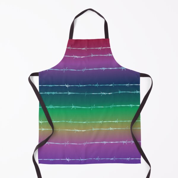 Item preview, Rainbow barbed wire designed and sold by chihuahuashower.