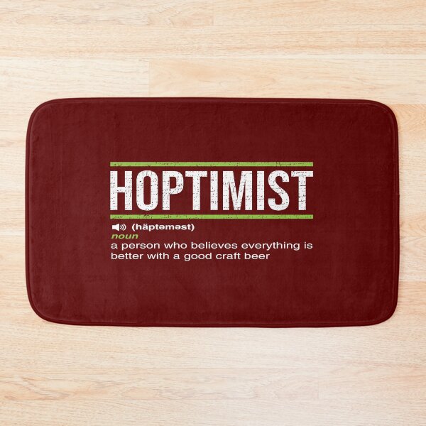 Item preview, HOPTIMIST Definition for Craft Beer  Lovers designed and sold by webdango.