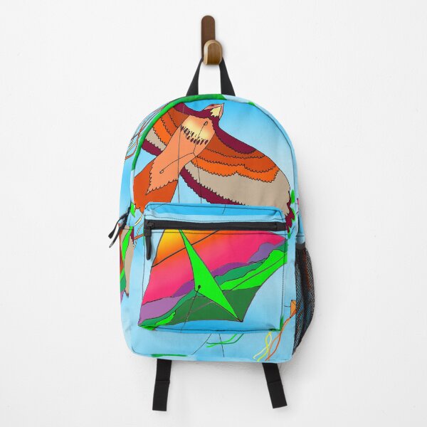 Item preview, Flying Kites in a Blue Sky - Bird Kite, Hawk, Colorful Kites of California designed and sold by RhondaChase.