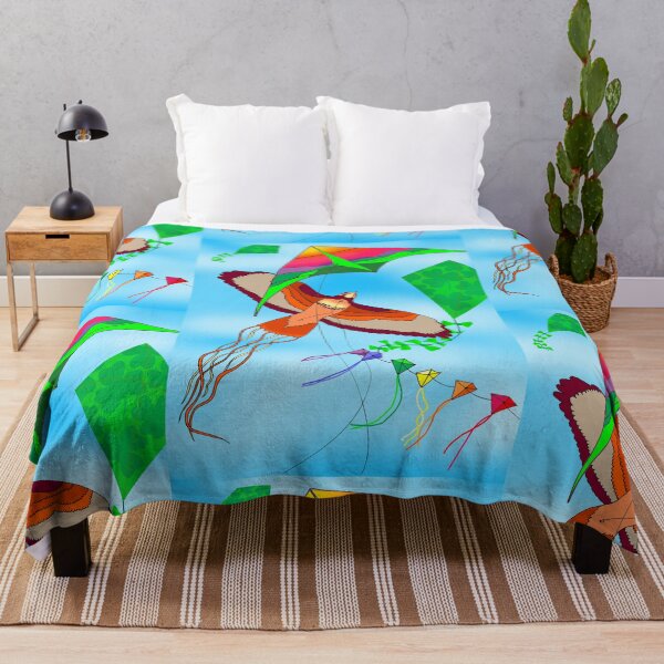 Item preview, Flying Kites in a Blue Sky - Bird Kite, Hawk, Colorful Kites of California designed and sold by RhondaChase.