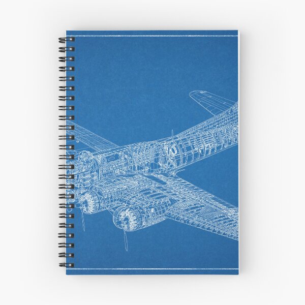 Artikelvorschau, Boeing B-17 Aircraft Blueprint entworfen und verkauft von Paul David Wilson.