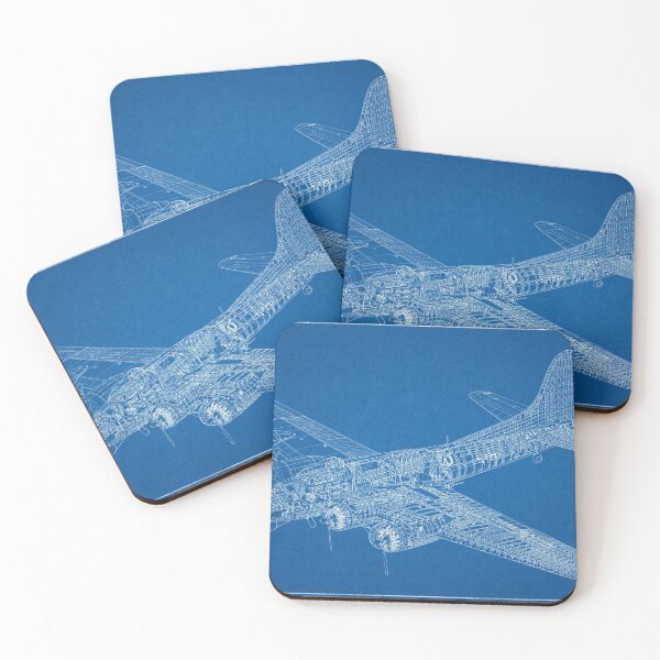 Item preview, Boeing B-17 Aircraft Blueprint designed and sold by Paul David Wilson.