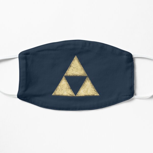 Triforce, Ancient Magical Symbol, Sierpinski Triangle Flat Mask