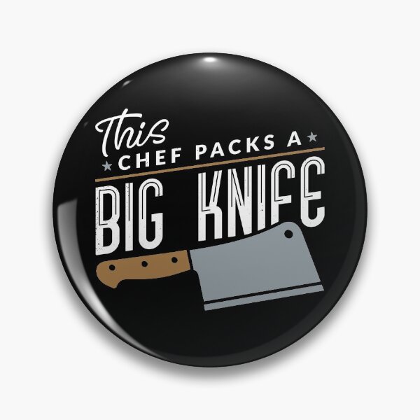Item preview, This Chef Packs A Big Knife Funny designed and sold by nikkidawn74.