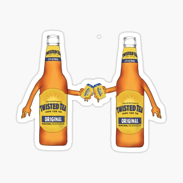 Twisted Tea Cheers Sticker