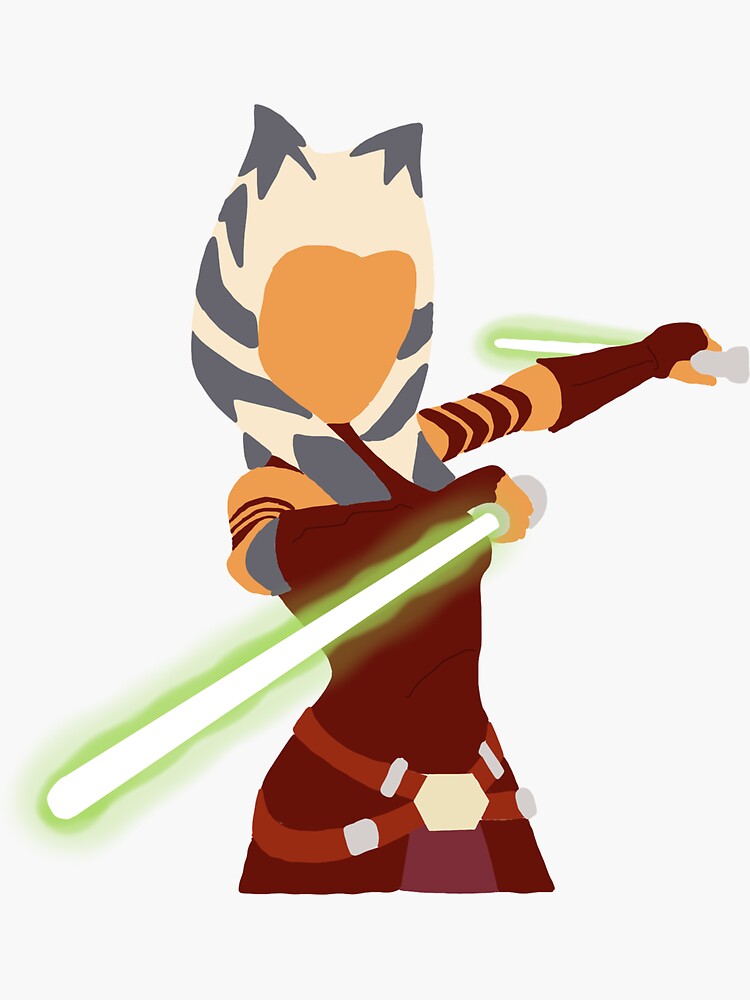 "Ahsoka Tano" Sticker for Sale by KSDesigns Redbubble