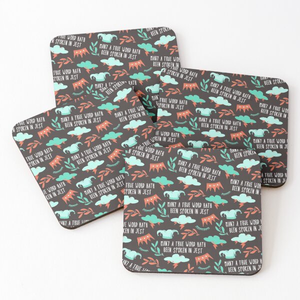 Item preview, many a true word hath been spoken in jest - king lear pattern designed and sold by acrownforaking.