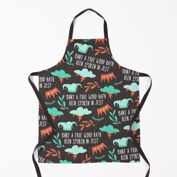 Item preview, many a true word hath been spoken in jest - king lear pattern designed and sold by acrownforaking.