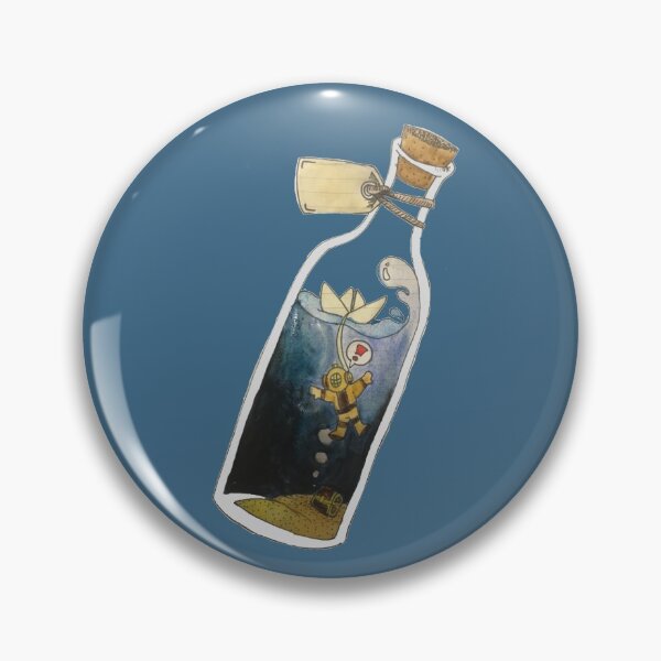 Item preview, Sunken Sea Bottle designed and sold by Jumping-Jolteon.