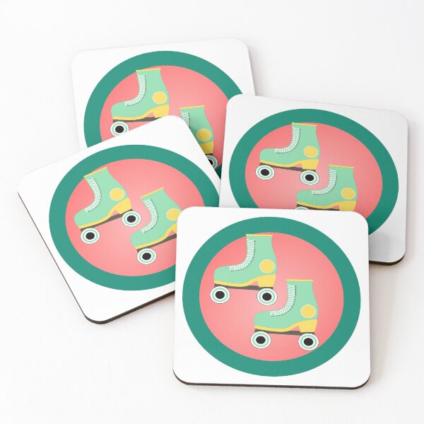 Item preview, Retro Diner themed rollerscates. Vintage diner designed and sold by DiscoDaisyy.
