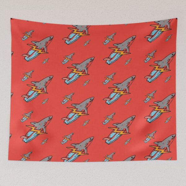 Item preview, SHARKS ON SURFBOARDS READY TO INVADE designed and sold by Arko Ranger.