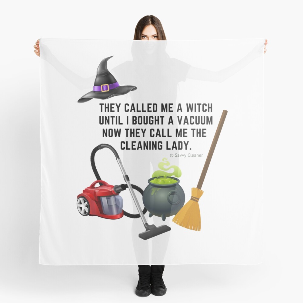 Funny Halloween Cleaning Shirts and Gifts Scarf
