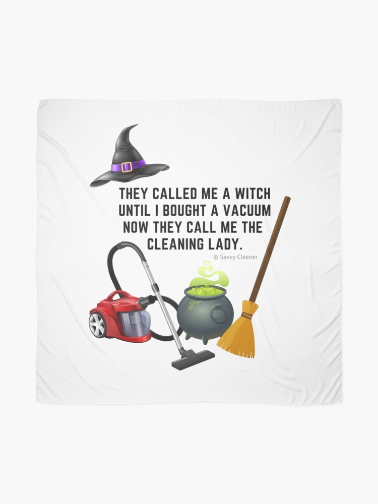 Alternate view of Funny Halloween Cleaning Shirts and Gifts Scarf