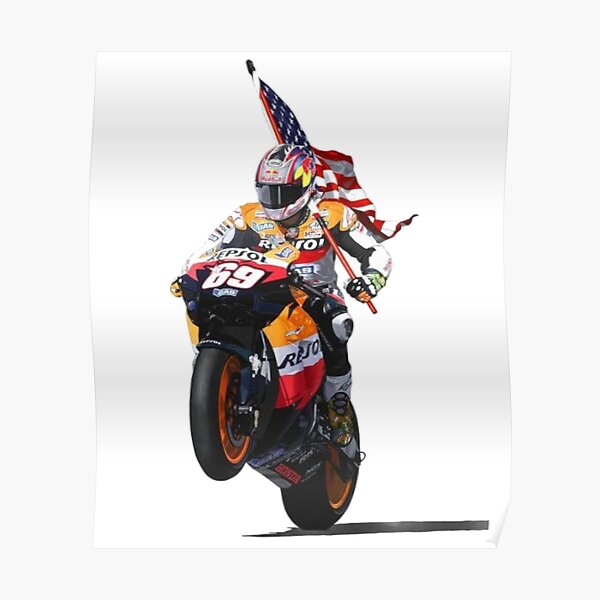 Nicky Hayden # 1 Laguna Seca Poster