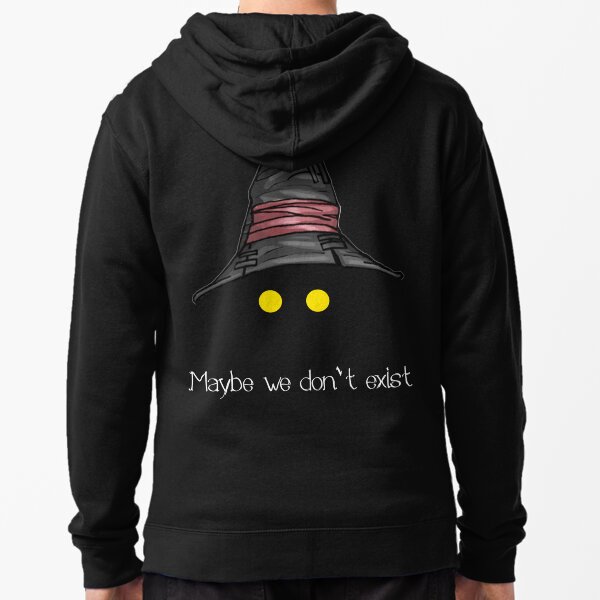 Maybe We Don't Exist - Final Fantasy IX (Vivi) Zipped Hoodie