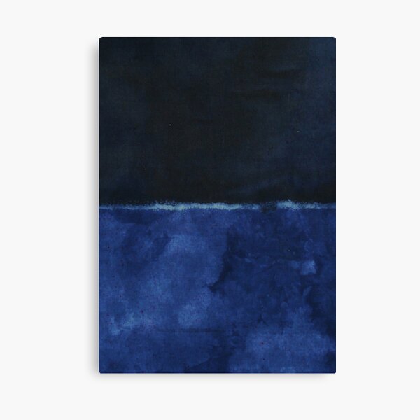 Mark Rothko Peinture Style Art Bleu Foncé 7 Impression sur toile