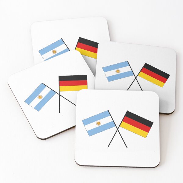 Item preview, Argentina Germany flag flag designed and sold by GeogDesigns.