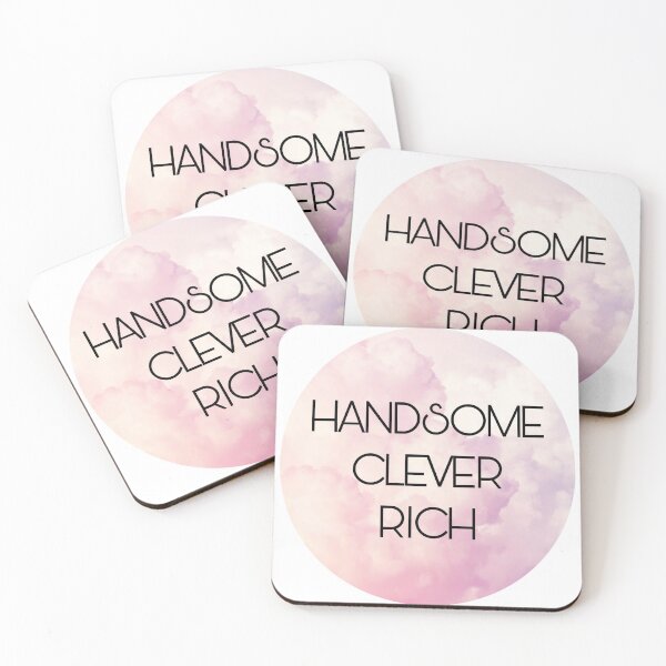 Item preview, Handsome. Clever. Rich. designed and sold by bookhoarding.