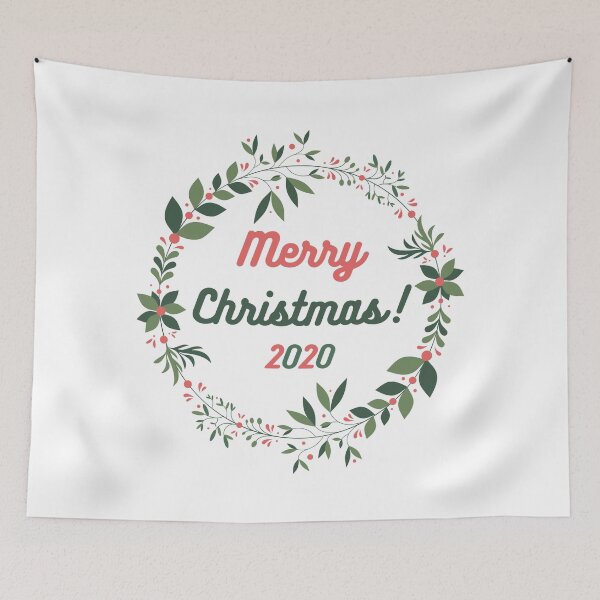Item preview, Merry Christmas 2020 with Wreath designed and sold by STAR10008.