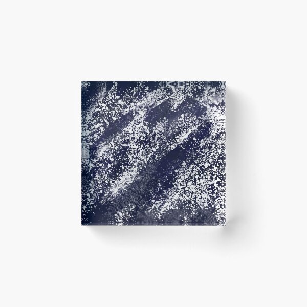Item preview, Blue Black Watercolor Splashes designed and sold by eidrood.