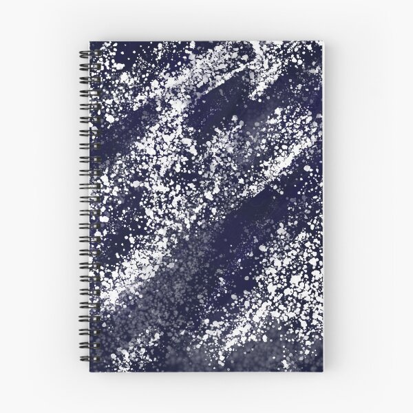 Item preview, Blue Black Watercolor Splashes designed and sold by eidrood.