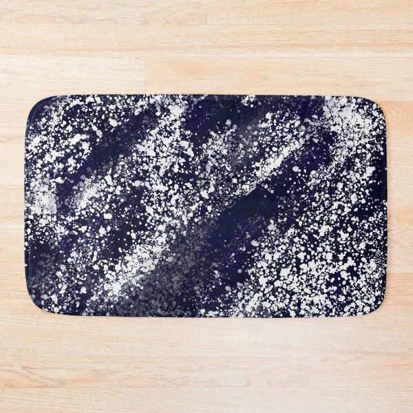 Item preview, Blue Black Watercolor Splashes designed and sold by eidrood.