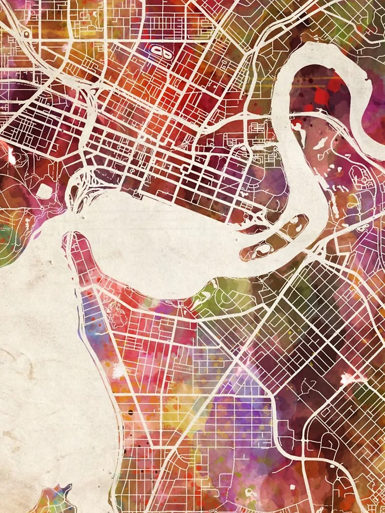 Thumbnail 4 of 4, iPhone Case, Perth map designed and sold by MapMapMaps.