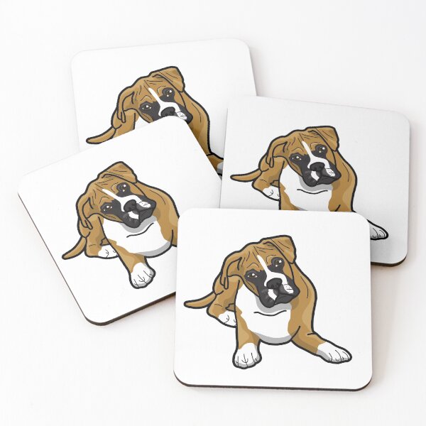 Item preview, Boxer Puppy Print designed and sold by DoodlesByNat.
