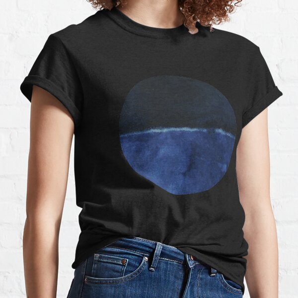 Mark Rothko Peinture Style Art Bleu Foncé 8 T-shirt classique