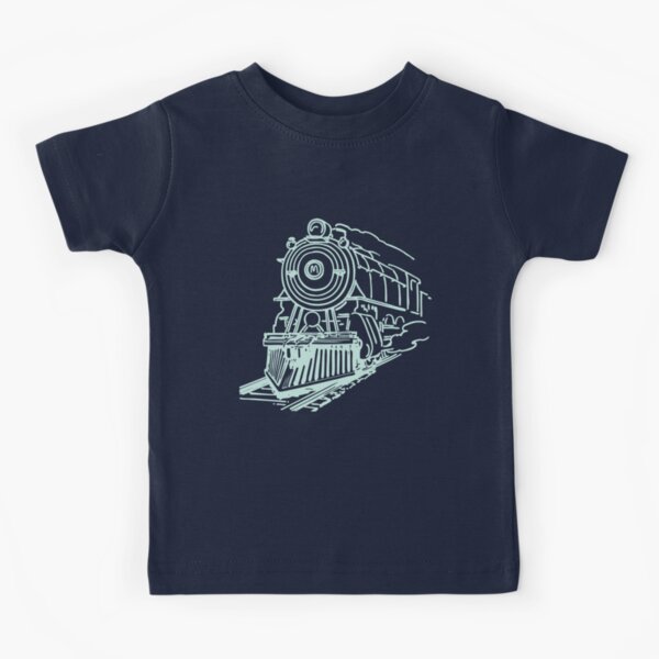 vintage train illustration Kids T-Shirt