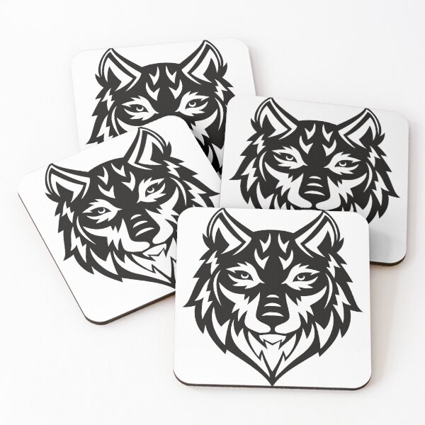 Item preview, Wolf silhouette design silhouette designed and sold by TshirtFuchs.