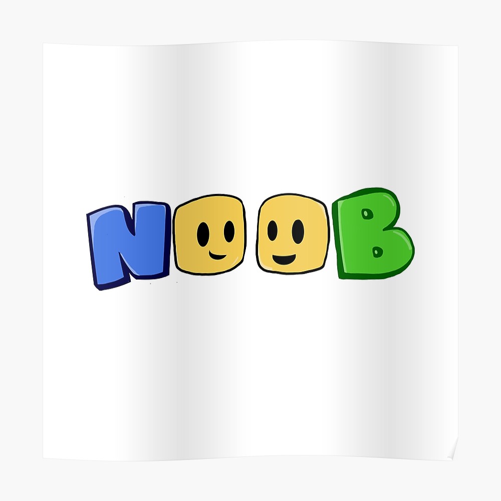 Noob Blockheads Roblox Logo Mask By Stinkpad Redbubble - logo noob roblox