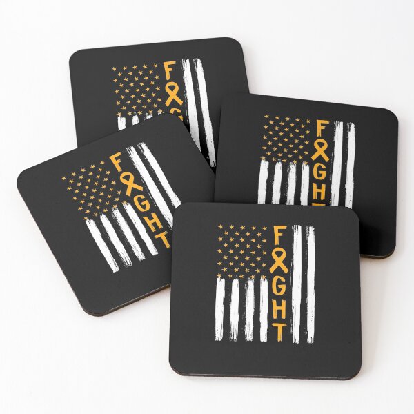 Item preview, Fight Appendix Cancer Awareness Vintage Usa Flag Gift  designed and sold by zedesignn.