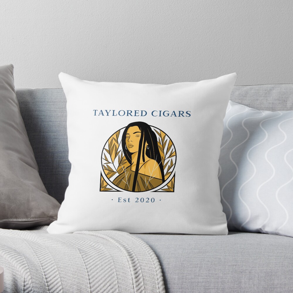 TheCoffeeCupLife: Taylored Cigars Throw Pillow