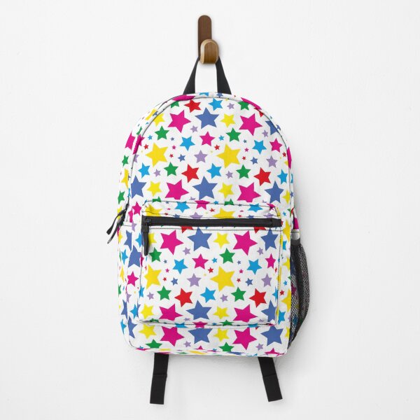 Item preview, Bright rainbow star print designed and sold by LittleBettyMakes.