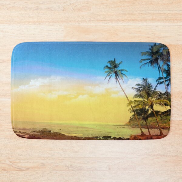 Item preview, Tropical Seaside Sunset View Alongside Palm Trees designed and sold by AnnaMirella.