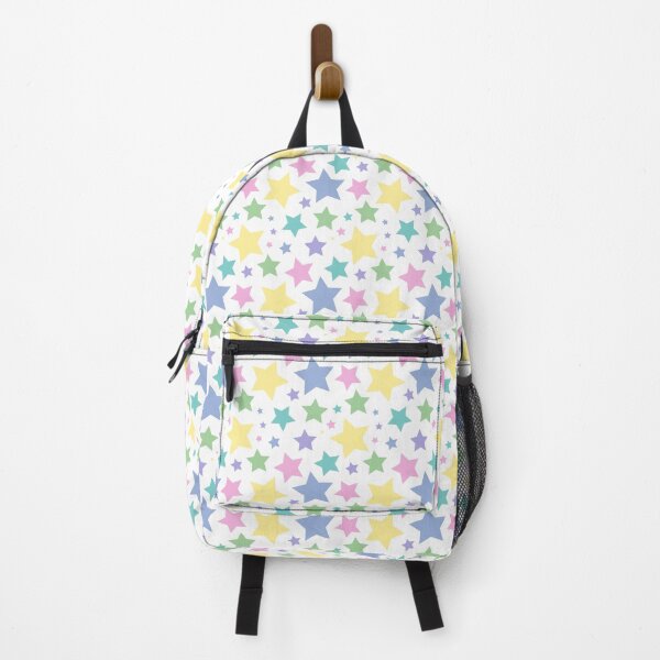 Item preview, Pastel rainbow star print designed and sold by LittleBettyMakes.