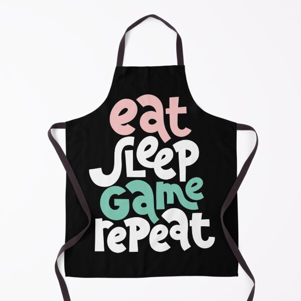 Item preview, Eat Sleep Game Repeat designed and sold by WordsGamersUse.