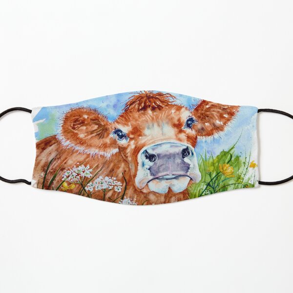 Jersey Cow Kids Mask