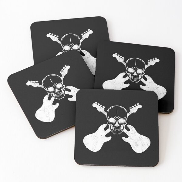 Item preview, Crossed Bass Guitars Skull designed and sold by playloud.