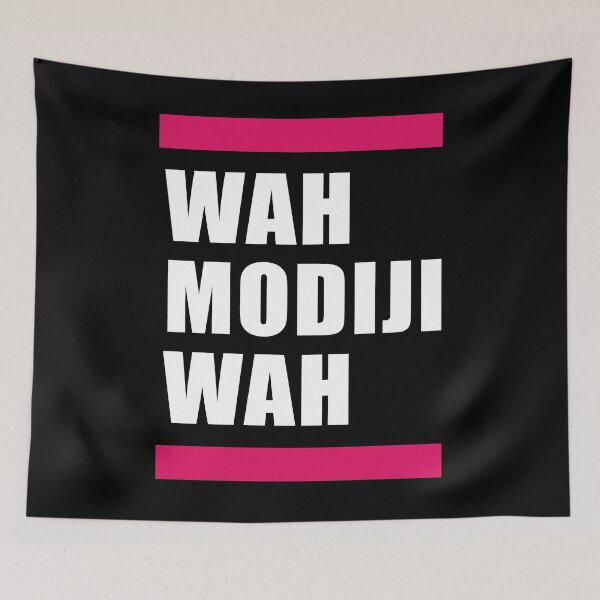 Item preview, Wah Modiji Wah Narendra Modi Political Quote designed and sold by IndianTshirts.
