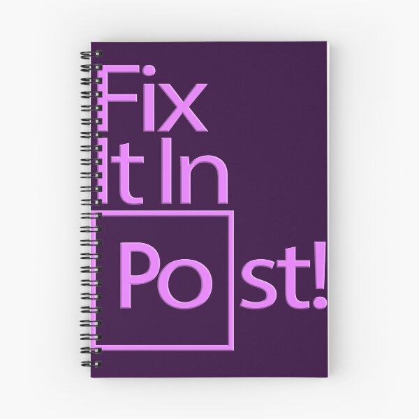 Item preview, Fix It In Post! designed and sold by BlackElkFilm.